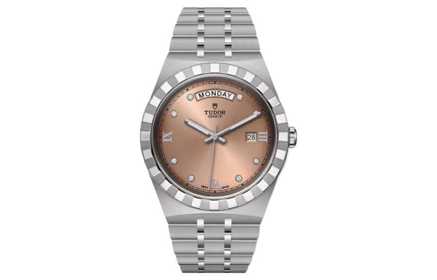 TUDOR Royal Collection Automatic Mechanical Movement 100m Waterproof Men's Watches Watch 41mm Pink Watch Dial
