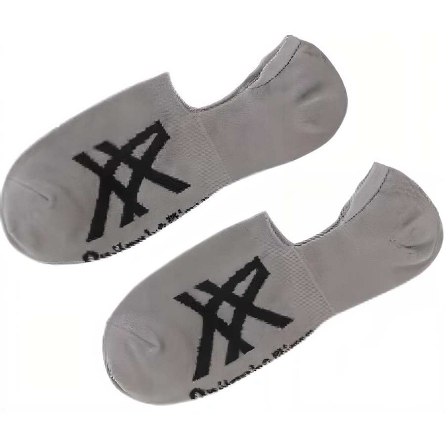 Onitsuka Tiger Onitsuka Tiger Ankle Socks Unisex 1 Pack Gray Black