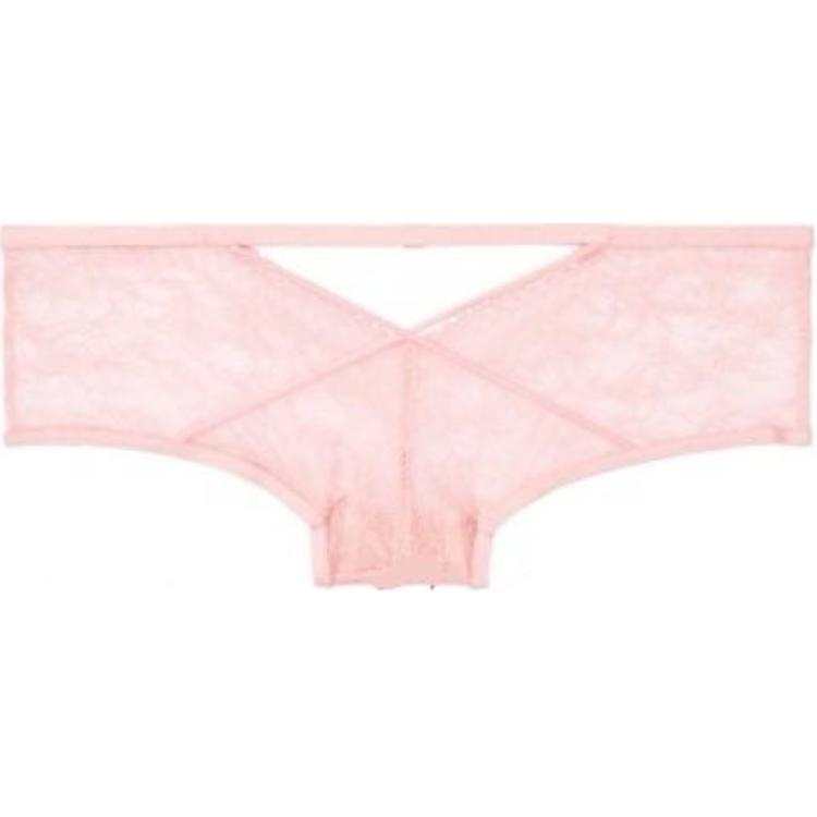 Victoria's Secret Underpants Women's 1 Pack Pink Lace Up
