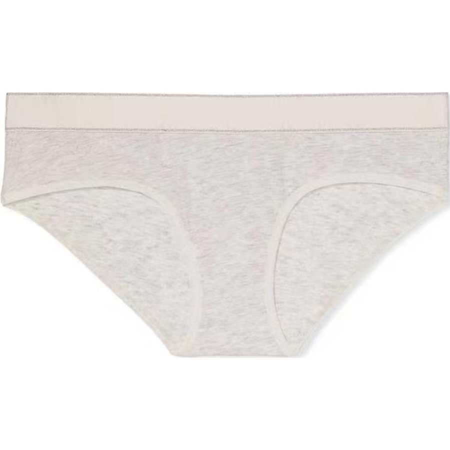 Victoria's Secret Underpants Women's 1 Pack Silver Gray Letter