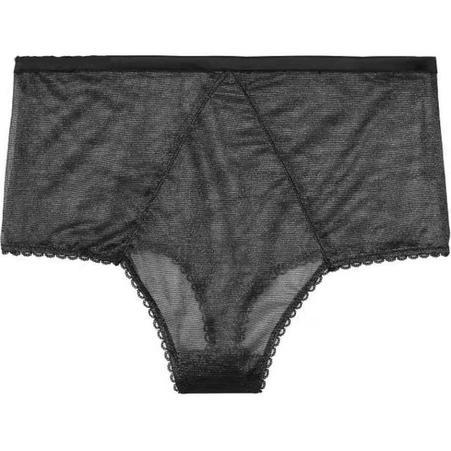 Victoria's Secret Thong Women's 1 Pack Black Shimmer