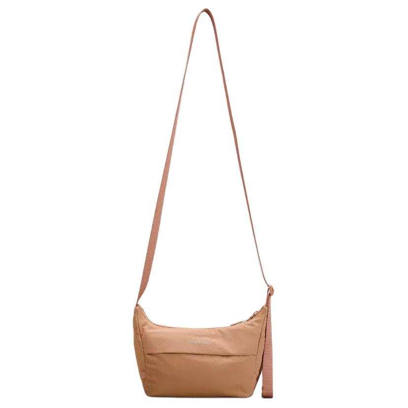 Lululemon Nylon Shoulder Bag, Crossbody Bag Regular Women's Pink Clay