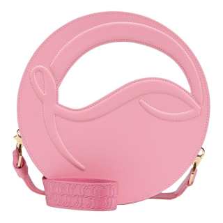 Christian Louboutin CL LUBOTING Calfskin Handbag, Shoulder Bag, Crossbody Bag Small Women's Pink