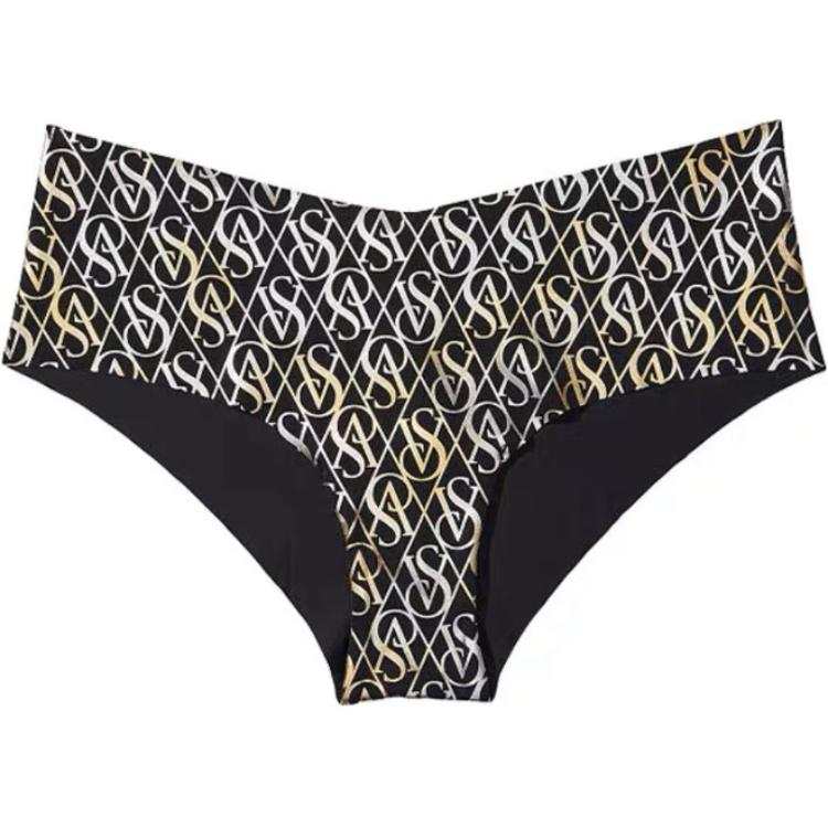 Victoria's Secret Underpants Women's 1 Pack Black All Over Print