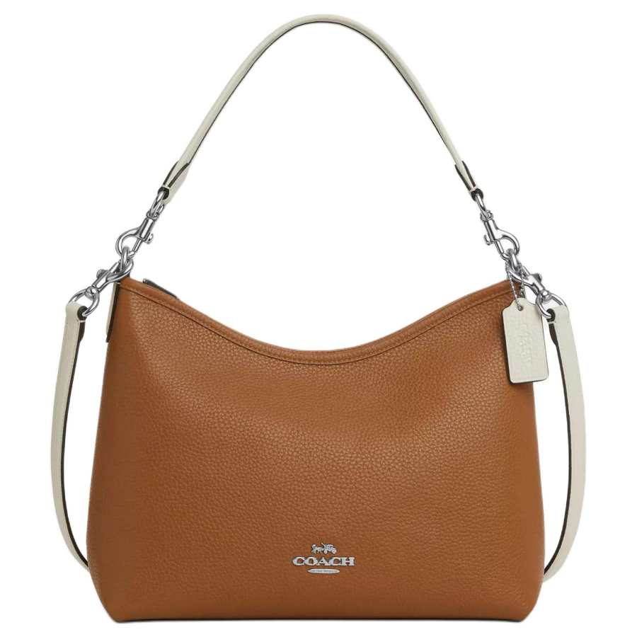 COACH Laurel Litchi Grain Leather Portable Crossbody Bag, Shoulder Bag Large Women's