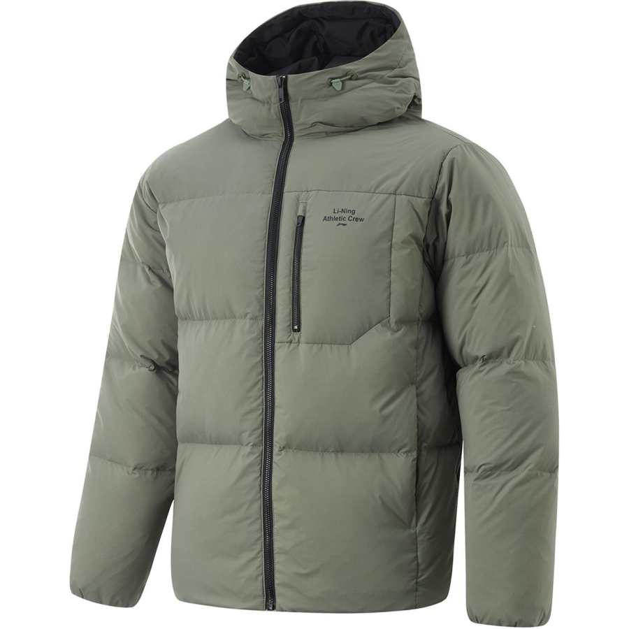 Li-Ning Li Ning Down Jacket Men's Snail Smoky Green