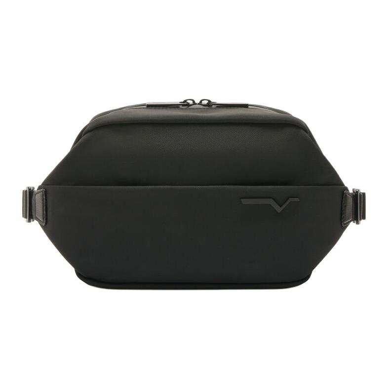 Valextra Recycled Nylon Fanny Pack Men's Black