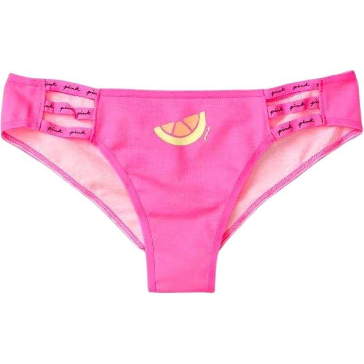 Victoria's Secret Underpants Women's 1 Pack Rose Red Lemon