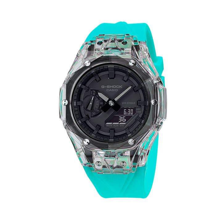 CASIO CASIO Unisex Liquid Crystal/Analog Dual Display Series Black Watch