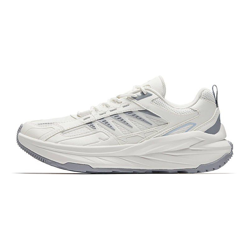 Anta Running Collection Slip Resistant Abrasion Resistant Low top Casual Running Shoes Women's Papyrus White Mist Gray