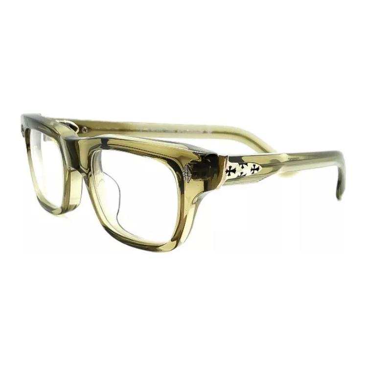 Chrome Hearts Chrome Hearts Plastic Square Eyeglass Frames Unisex Green