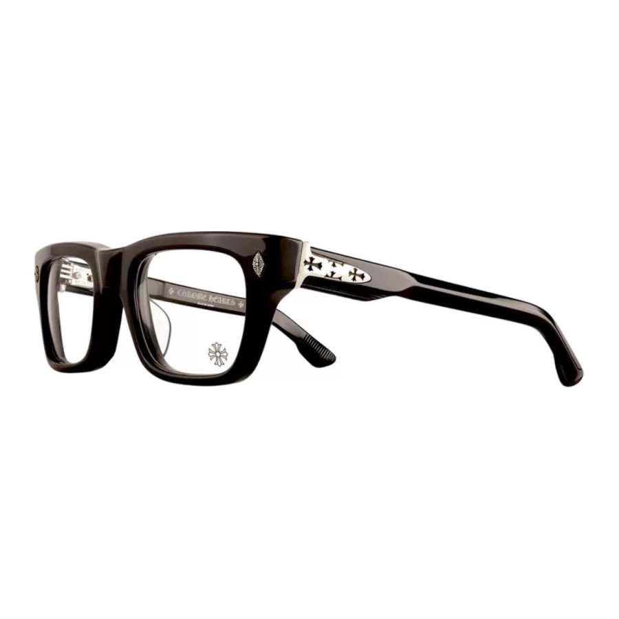Chrome Hearts Chrome Hearts Square Eyeglass Frames Men's Black