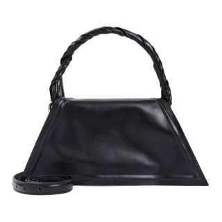 Y/Project Cow Leather Shoulder Bag, Crossbody Bag, Handbag Mini Women's Black