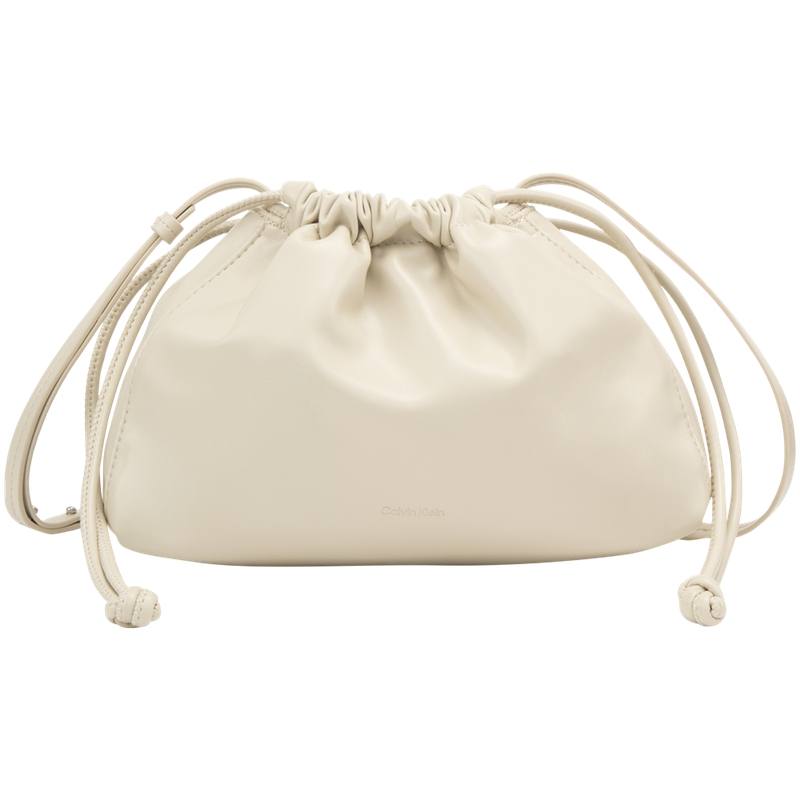 CALVIN KLEIN Synthetic Material Shoulder Bag Medium Women's Khaki Beige