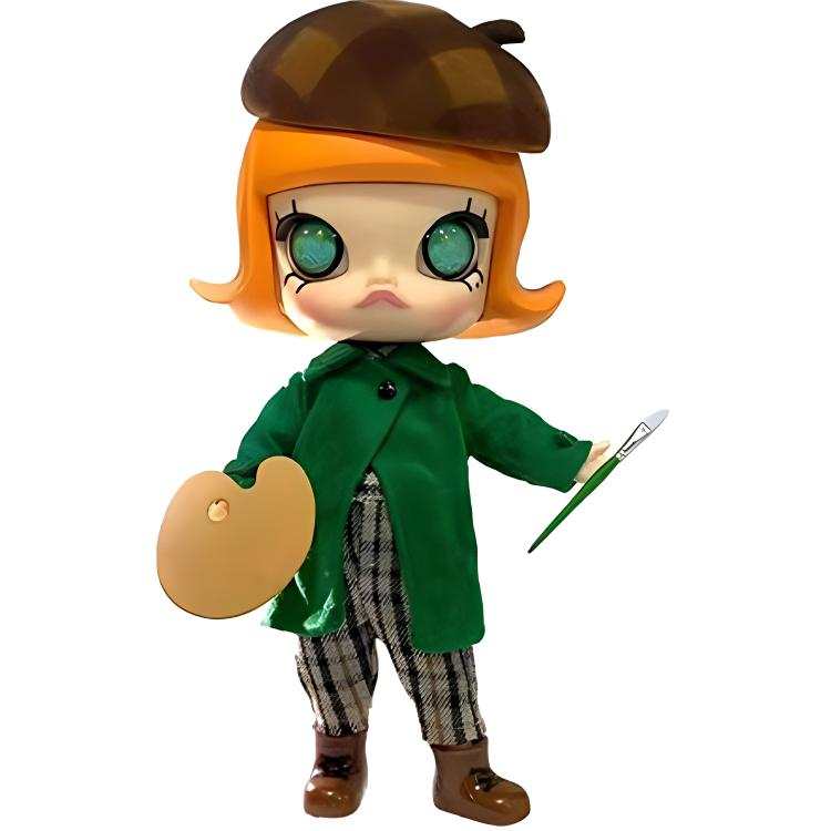POP MART POP MART Molly Little Painter Trendy And Cool Ball Jointed Dolls Small