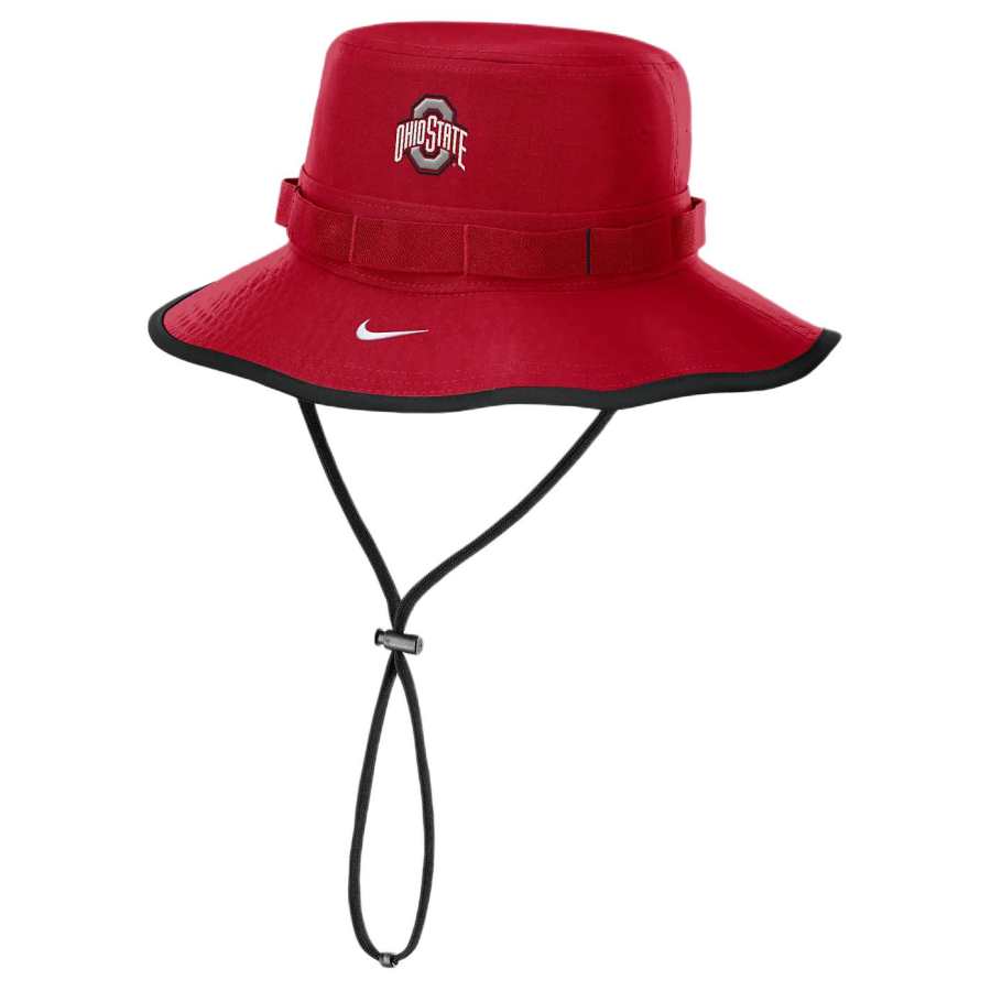 Nike Nike Ohio State Buckeyes On-Field Apex Boonie Men's Nike Dri-FIT College Bucket Hat