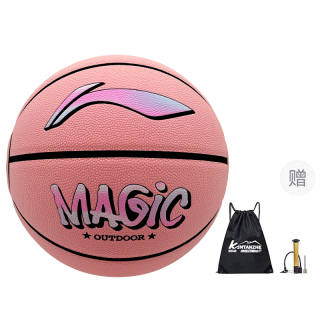 Li-Ning Li Ning Pu Basketball Pink Orange Size 7 Training Unisex