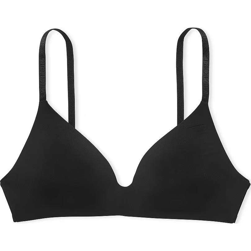 Victoria's Secret The T Shirt Lightly Lined Wireless Bra/Black Bra Women's Black
