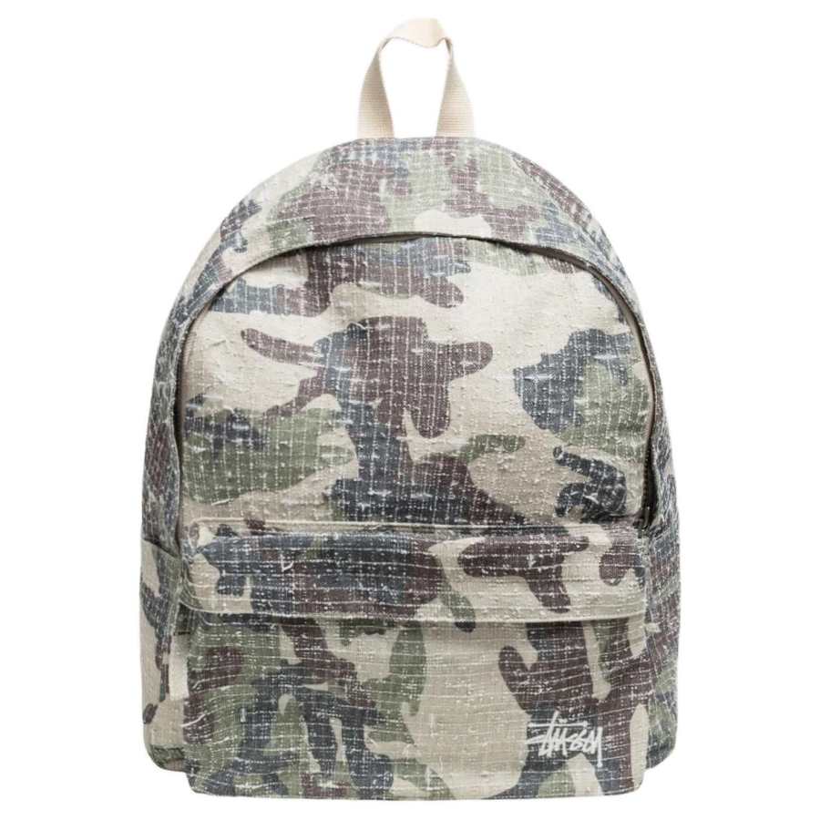 Stussy Stussy Cotton Canvas Backpack Regular Unisex Camouflage