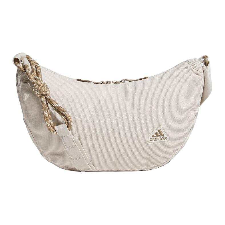 Adidas Adidas Polyester Crossbody Bag, Shoulder Bag Regular Women's Ecru