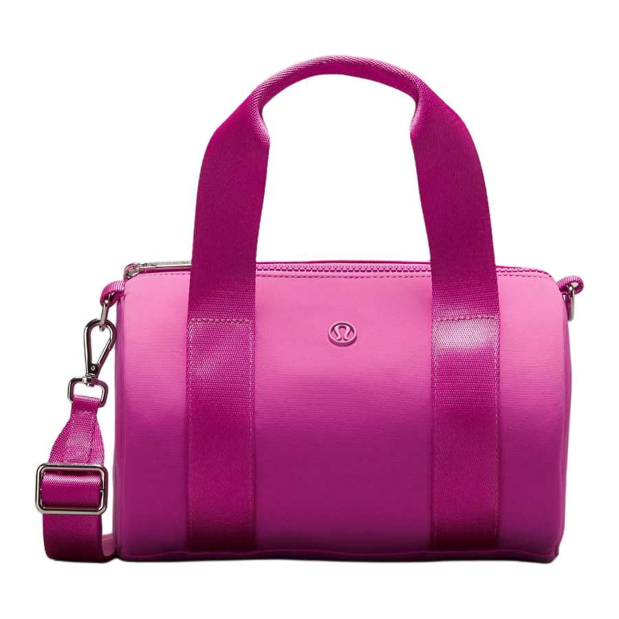 Lululemon Knit Nylon Crossbody Bag, Handbag Mini Women's Rose Red