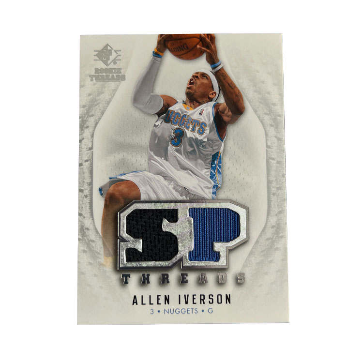 UPPER D.E.C.K UPPER D.E.C.K 2008 09 Iverson, Denver Nuggets, Dual Window, Jersey Card, Card Condition Pass Sports Cards 1 Pc