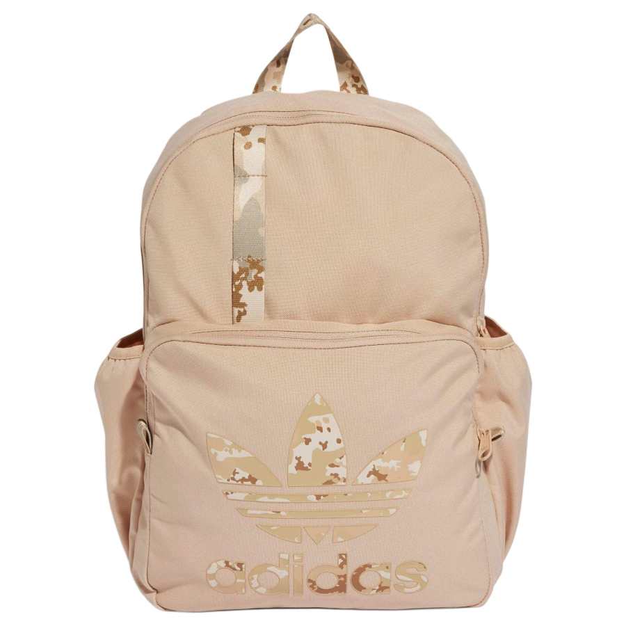 Adidas Originals Polyester Backpack Regular Unisex Iridescent Beige & Multicolor