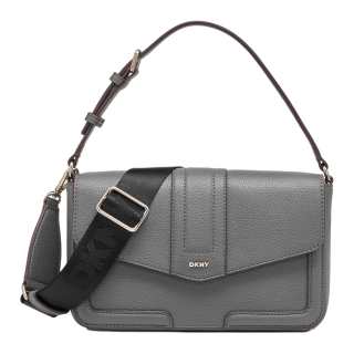 DKNY Recycled Polyester Portable Crossbody Bag, Shoulder Bag Women's Gray