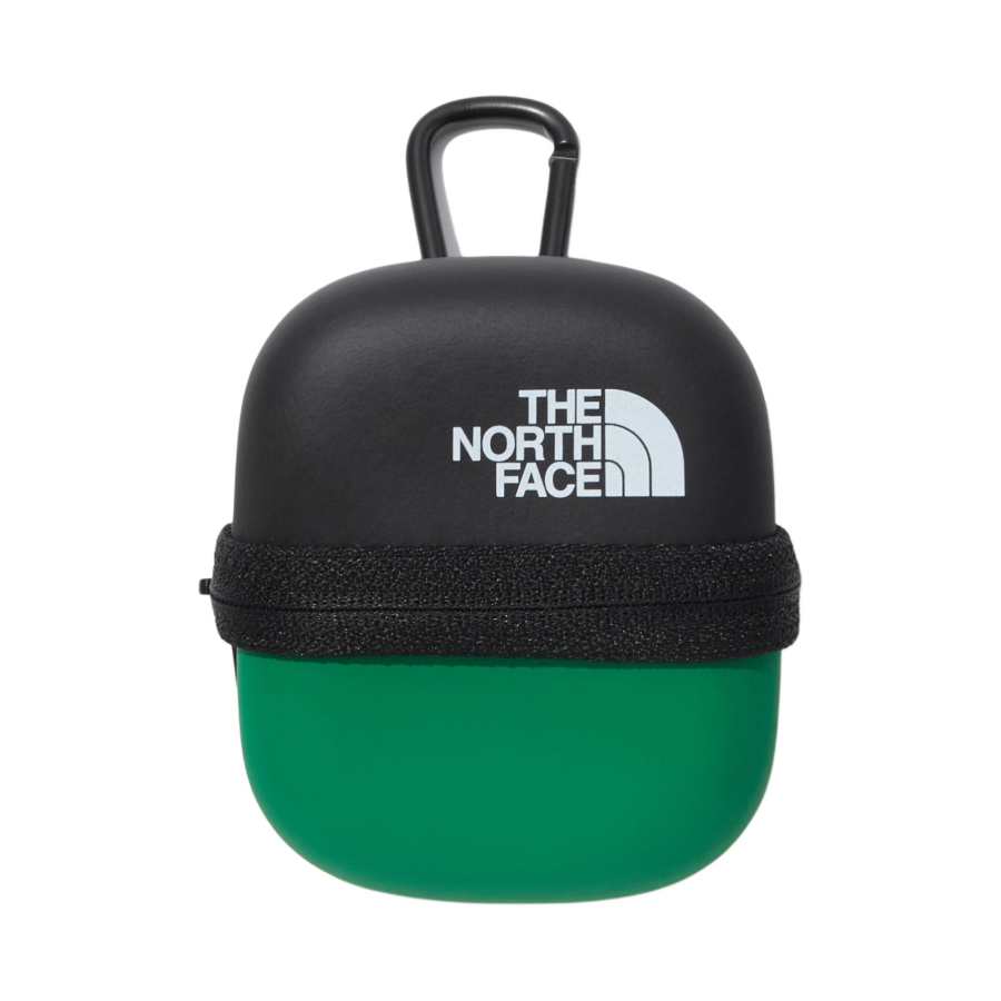THE NORTH FACE Polyurethane Earphone Case Regular Unisex Green & Black