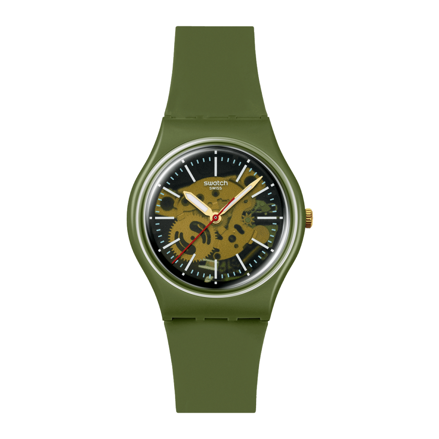 SWATCH SWATCH Men 34mm Green Watch SO28G110