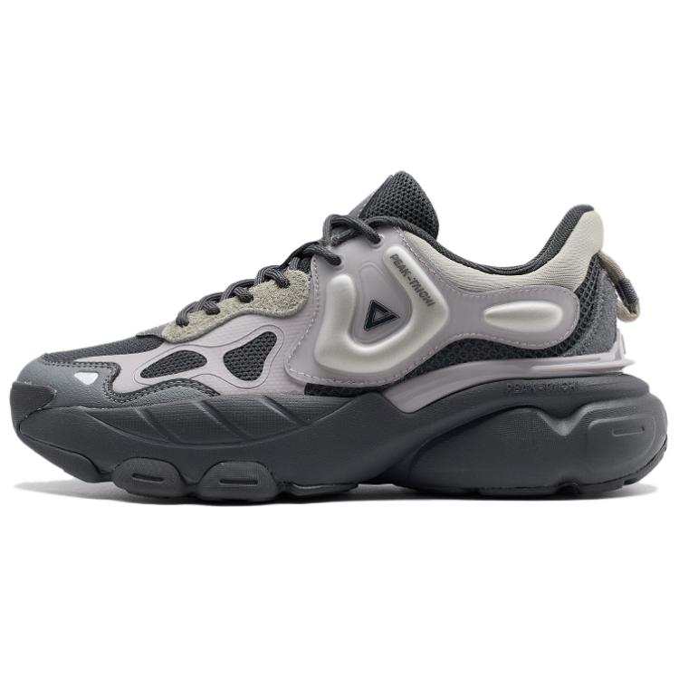 PEAK Classic Heritage Slip Resistant Abrasion Resistant Low top Casual Shoes Women's Gray Black