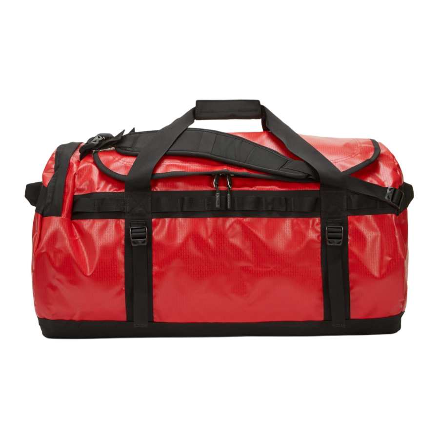 THE NORTH FACE 95L Backpack Outdoor Bag Recycled Polyester Red Unisex