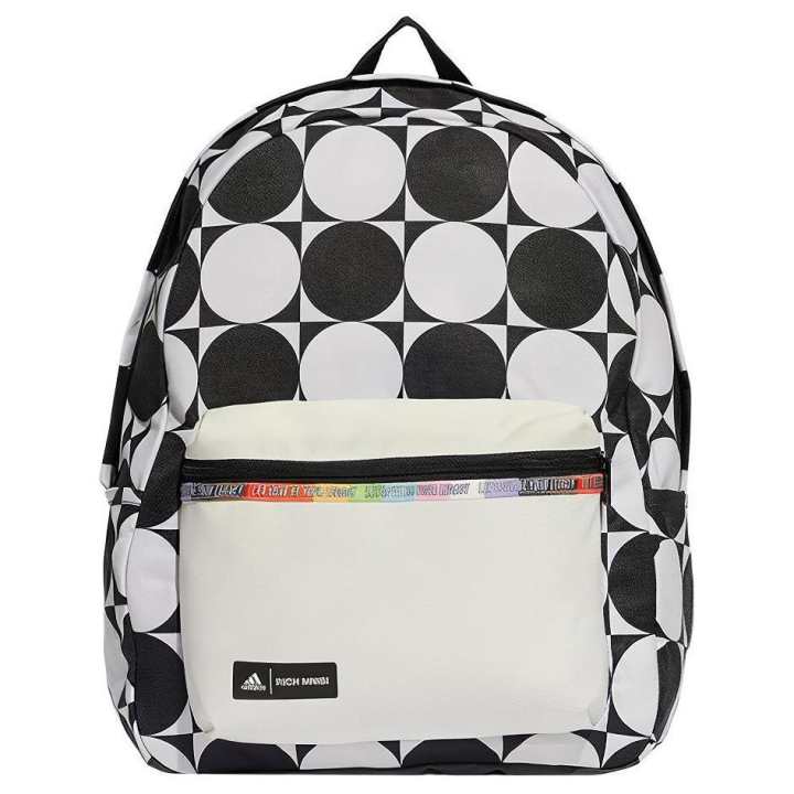 Adidas Adidas Polyester Backpack Regular Men's Black & White
