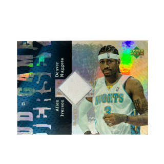 UPPER D.E.C.K 2006 07 Iverson 76ers Game Worn, Hologram Card, Jersey Card, Card Condition Pass Sports Cards 1 Pc