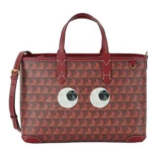 Anya Hindmarch Canvas With PET Tote Bag, Shopping Bag, Shoulder Bag, Handbag Medium Women's Red