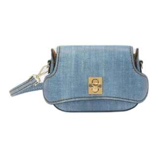 ERMANNO SCERVINO Sheepskin Crossbody Bag, Shoulder Bag Mini Women's Blue
