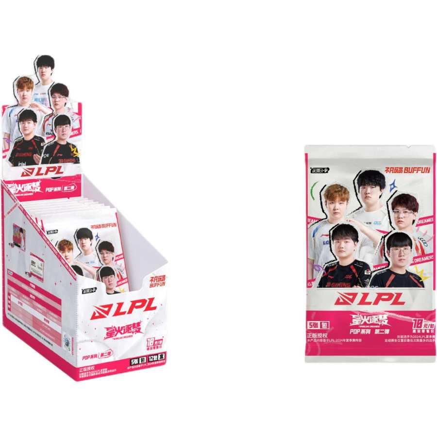 BUFFUN BUFFUN BUFFUNLPL Starlight Dreamers POP Second Wave Collectible Card Collectible Cards 1 Box 12 Pack