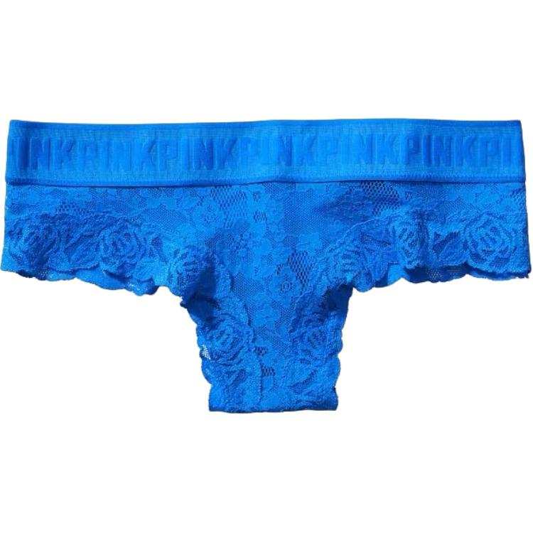 Victoria's Secret Underpants Women's 1 Pack Blue Letter