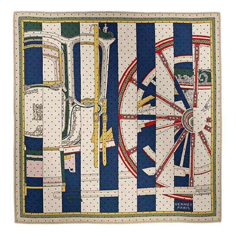 HERMES HERMES Cashmere, Silk Scarves Women's Multicolor