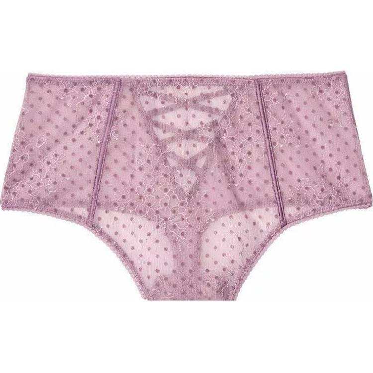 Victoria's Secret Underpants Women's 1 Pack Purple Polka Dot