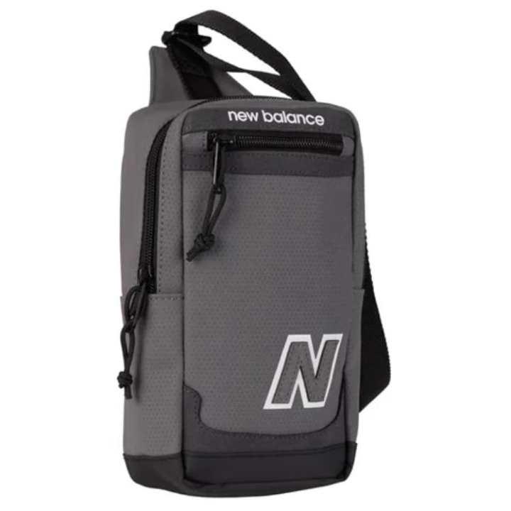 New Balance New Balance Polyurethane Shoulder Bag, Crossbody Bag Regular Unisex Gray