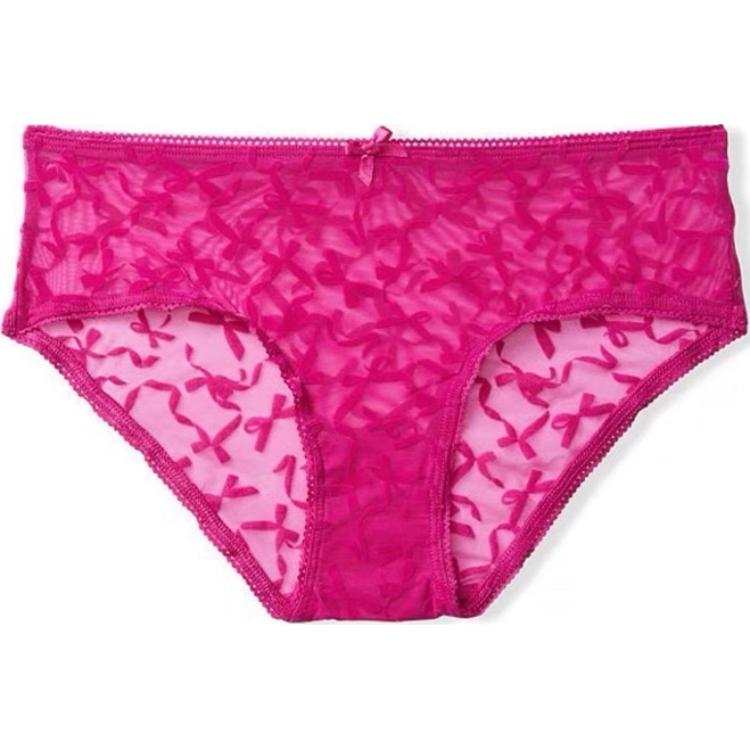 Victoria's Secret Underpants Women's 1 Pack Rose Red Bowknot