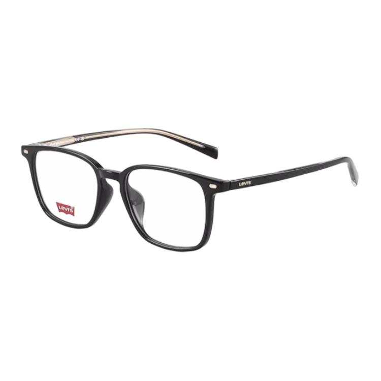 Levis TR90 Square Eyeglass Frames Unisex Black