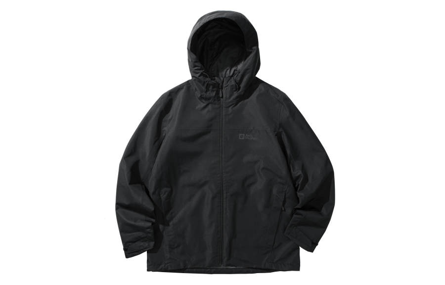 JACK WOLFSKIN Glaabach Windbreaker Jackets Men's Hooded Moderate
