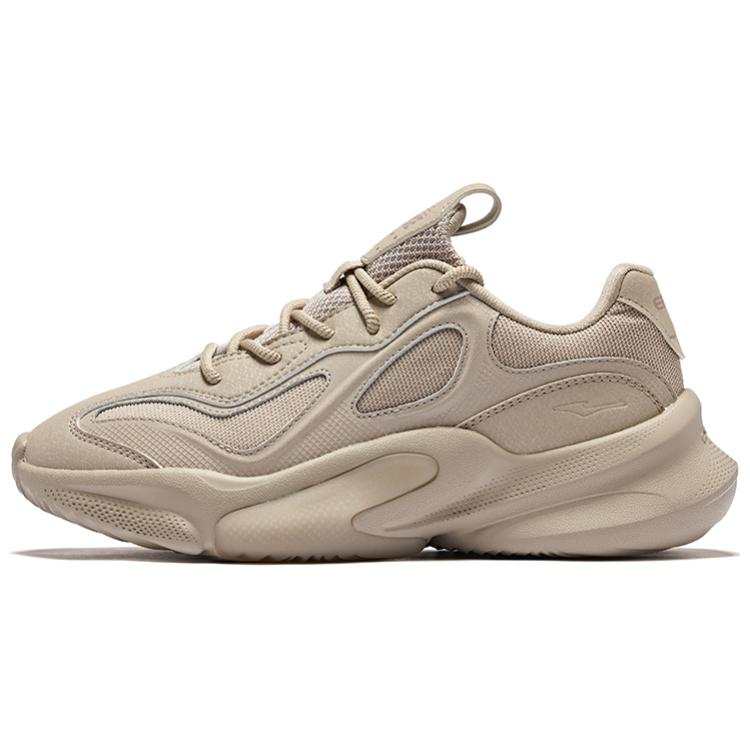 Erke Derivation Realm 2V2 Slip Resistant Abrasion Resistant Low top Chunky Sneakers Women's Light Linen