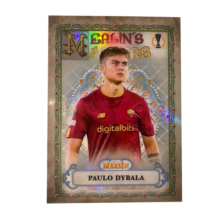 Topps Dybala 2023 Merlin Roman, Master Teca, Silver Fold, Player Card, Card Product Access Sports Cards 1 Pc