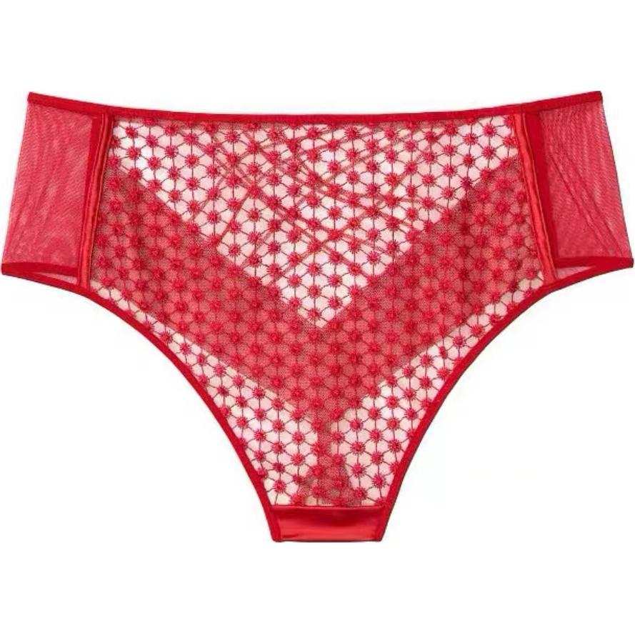 Victoria's Secret Underpants Women's 1 Pack Red Checkerboard