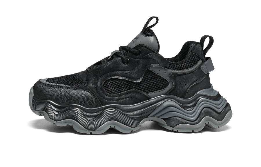 HLA Versatile Chunky Sneakers With Tire Platform Trendy Sneakers & Casual Shoes Men's
