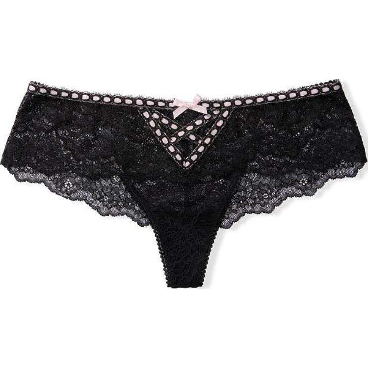 Victoria's Secret Thong Women's 1 Pack Black