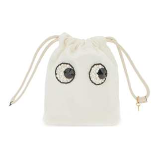 Anya Hindmarch Mulberry Silk Handbag Women's White